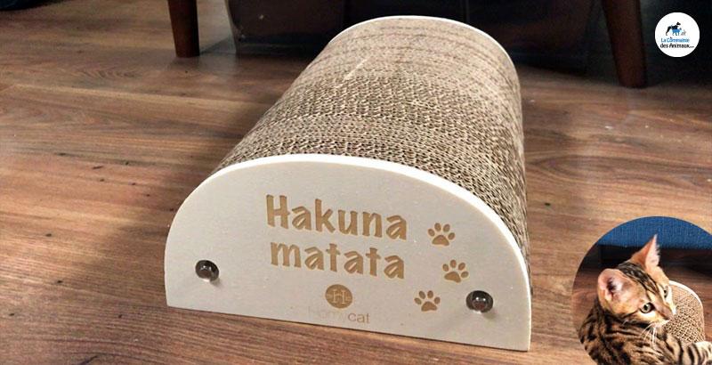 On a testé : Le griffoir Hakuna Matata Homycat
