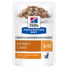 Hill's Prescription Diet Feline K/D Poulet SACHETS 12 x 85 grs- La Compagnie des Animaux