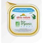 Almo Nature Chien Bio Organic Maintenance Puppy poulet et lait 32 x 100 grs