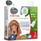 Biovetol Pipette antiparasitaire grand chien x3