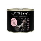 Cat's Love Junior poulet sans céréales et sans gluten 6 x 200 g