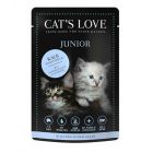 Cat's Love Junior veau sans céréales et sans gluten 12 x 85 g