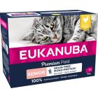 Eukanuba Pâté Mono Protéine sans céréales poulet chat senior 12 x 85 g