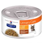 Hill's Prescription Diet Feline C/D Multicare mijotés au poulet et légumes 24 x 82 grs- La Compagnie des Animaux