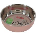 Zolux Bol inox Ehop rose pour rongeurs 400 ml