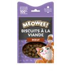 MEOWEE! Friandises Biscuits au boeuf pour chat 35 g
