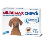 Milbemax Chew 12,5/125mg Chien +5kg 2cps
