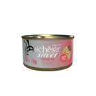 Schesir Silver mousse & filets poulet canard chat 12x70 g