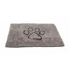 Tapis absorbant Dirty Dog Doormat gris pour chien M - La Compagnie des Animaux