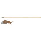 Trixie Canne à pêche souris avec plumes Chat 50 cm