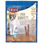 Trixie Premio Stick Quintett avec Agneau et Dinde pour Chat 5 x 5 g