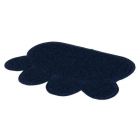 Trixie Tapis pour bac à litière en forme de patte bleu 60 × 45 cm - La Compagnie des Animaux