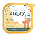 Ziggy Pâtée sans céréales chat stérilisé poulet 16 x 100 g