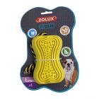 Zolux Jouet caoutchouc avec corde Titan M jaune