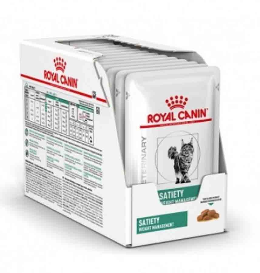 Royal Canin Veterinary Cat Satiety Weight Management sachets pour chat