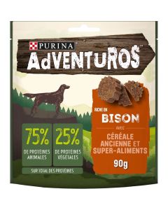 Adventuros Snack Chien Bison 90 g