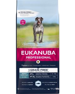 Eukanuba sans céréales chien adultes grande race 18 kg