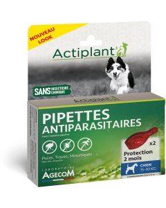 Actiplant Pipettes antiparasitaires chien 15-30 kg x2
