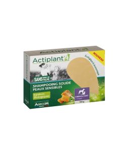Actiplant Shampooing Solide peaux sensibles chien chat 100 g