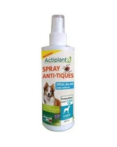 Actiplant Spray Anti-tiques pour chien 200 ml