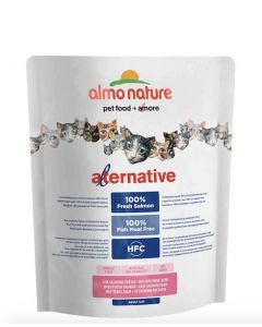Almo Nature Alternative Chat Adulte Saumon et Riz 2 kg- La Compagnie des Animaux