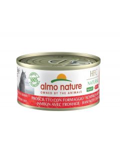 Almo Nature Chat Natural HFC Sans Céréales Made In Italy Jambon Parmesan 24 x 70 g