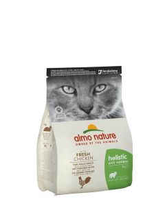 Almo Nature Chat Holistic Anti Hairball Poulet et riz 2 kg