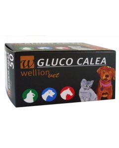 WellionVet Bandelettes pour Glucomètre Gluco Calea 50 p