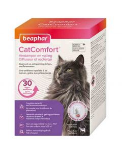 Beaphar CatComfort Diffuseur et recharge pour chats et chatons- La Compagnie des Animaux
