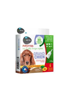 Biovetol Pipette antiparasitaire grand chien x6