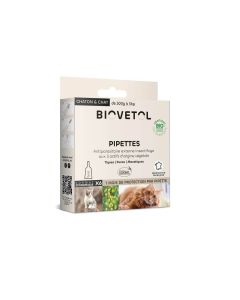 Biovetol Pipette antiparasitaire Bio chat / chaton x6