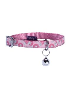 Bobby Collier Confetti rose pour chat M