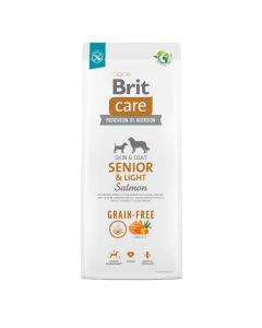 Brit Care Sans Céréales Senior Light Chien Saumon 12 kg
