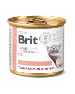 Brit Vet Diet Cat Renal Grain Free 6 x 200 g