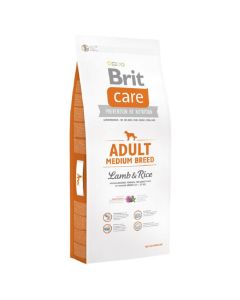 Brit Care Chien Adulte moyenne race Agneau et riz 12 kg + 2 kg offerts