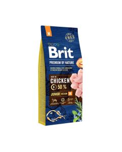 Brit Premium by Nature Junior M Chiot moyenne race 15 kg