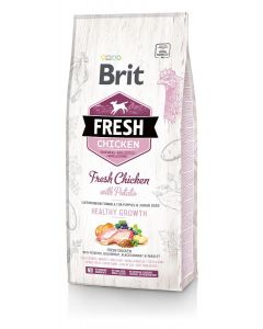 Brit Fresh Croquettes Chiot Healthy Growth Poulet et Pomme de Terre 12 kg