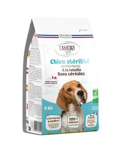 Canichef croquettes Bio sans céréales chien stérilisé 5 kg