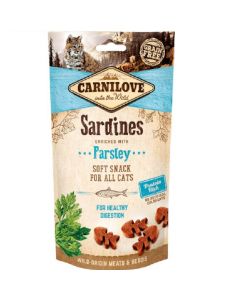Carnilove Friandises Semi-Humides Sardines & Persil chat 50 g
