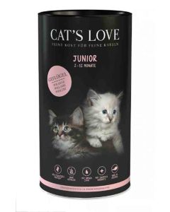 Cat's Love Croquettes Junior à la volaille sans céréales et sans gluten 1 kg - DLUO: 03/01/2023