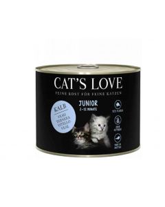 Cat's Love Junior Veau sans céréales et sans gluten 6 x 200 g