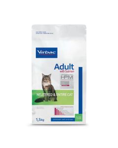 Virbac Veterinary HPM Adult Neutered & Entire Cat Saumon 1.5 kg