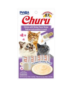 Ciao Friandise Churu Poulet & Crevette Chat 4 x 14 g