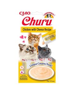 Ciao Friandise Churu Poulet & Fromage Chat 4 x 14 g