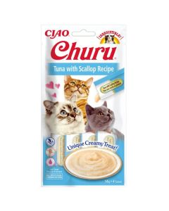 Ciao Friandise Churu Thon & Pétoncle Chat 4 x 14 g