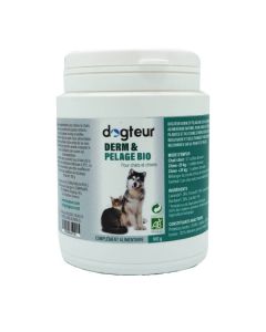 Dogteur Derm & Pelage Bio pour chien et chat 100 g