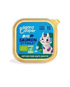 Edgard & Cooper Saumon & Poulet Bio Chat 16 x 85 g