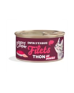 Edgard & Cooper Thon & Poulet Chat 24 x 70 g