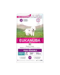 Eukanuba Chien Daily Care Sensitive Skin 2.3 kg - La Compagnie des Animaux