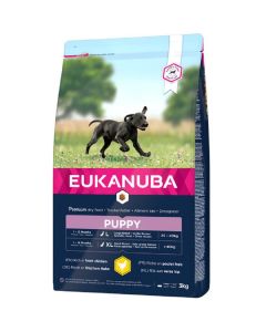 Eukanuba Growing Puppy Grande Race au poulet 3 kg